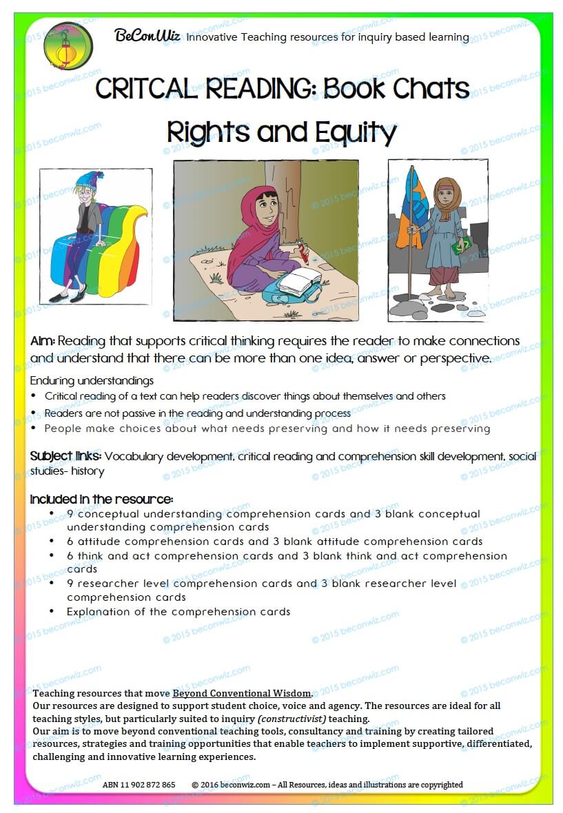 Children’s Rights Book Chat Cards