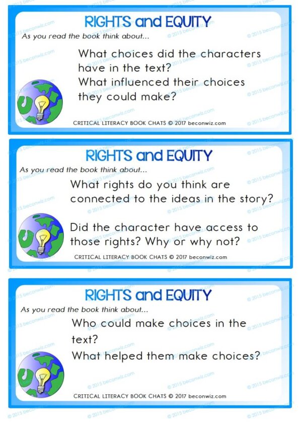 Children’s Rights Book Chat Cards