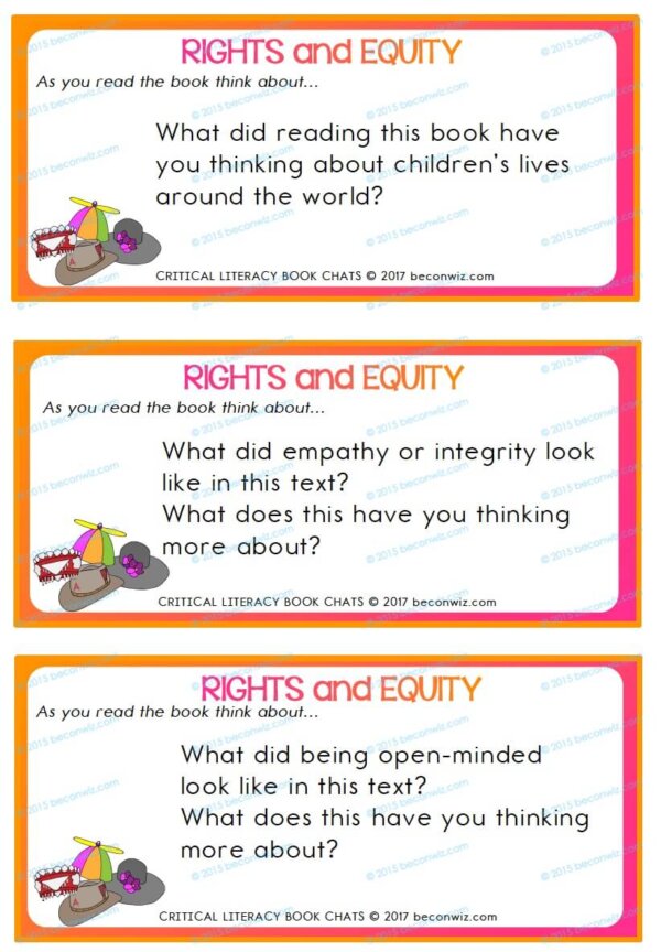 Children’s Rights Book Chat Cards