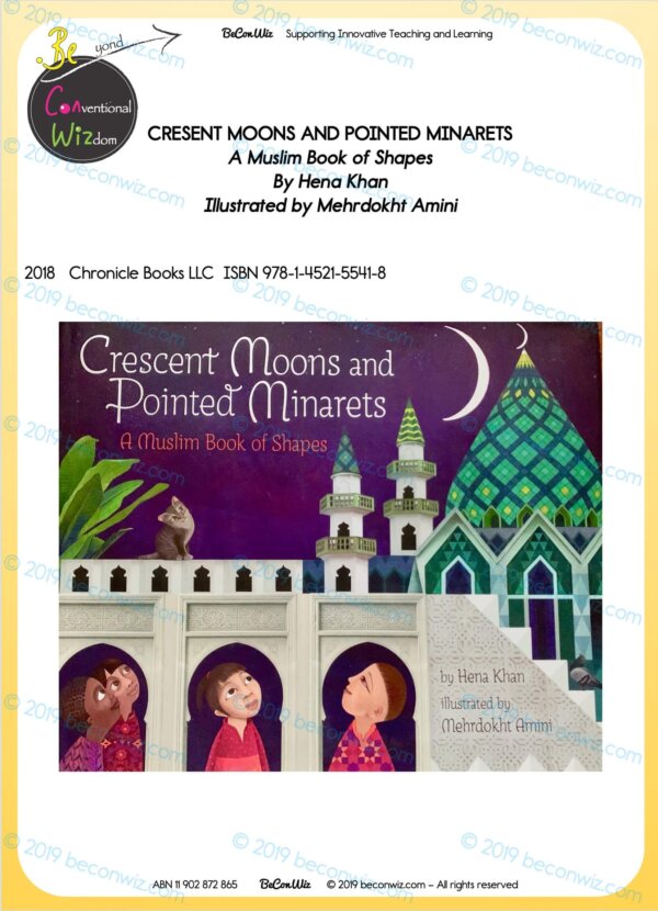 READING ACTIVITIES - CRESCENT MOONS AND POINTED MINARETS