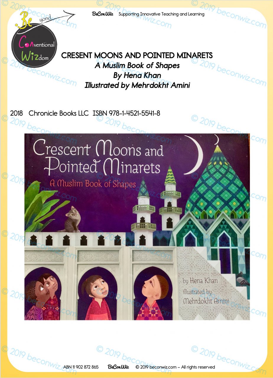 READING ACTIVITIES - CRESCENT MOONS AND POINTED MINARETS