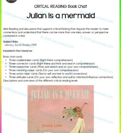READING – BOOK CHAT - JULIAN IS A MERMAID