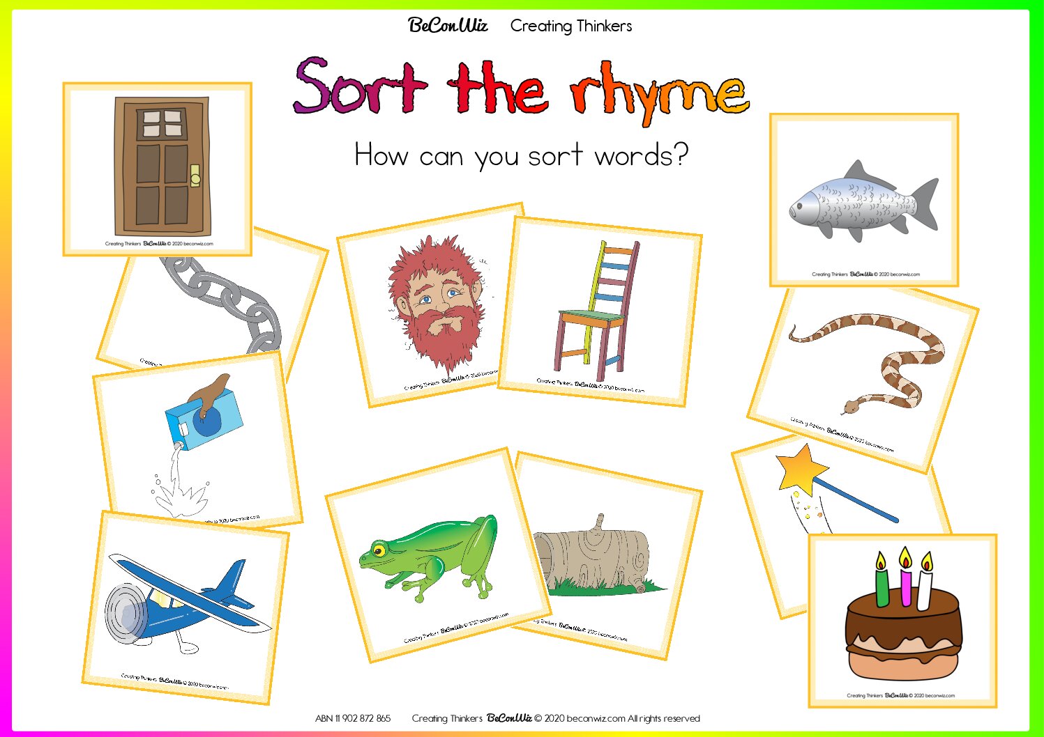 word rhyme with assignment